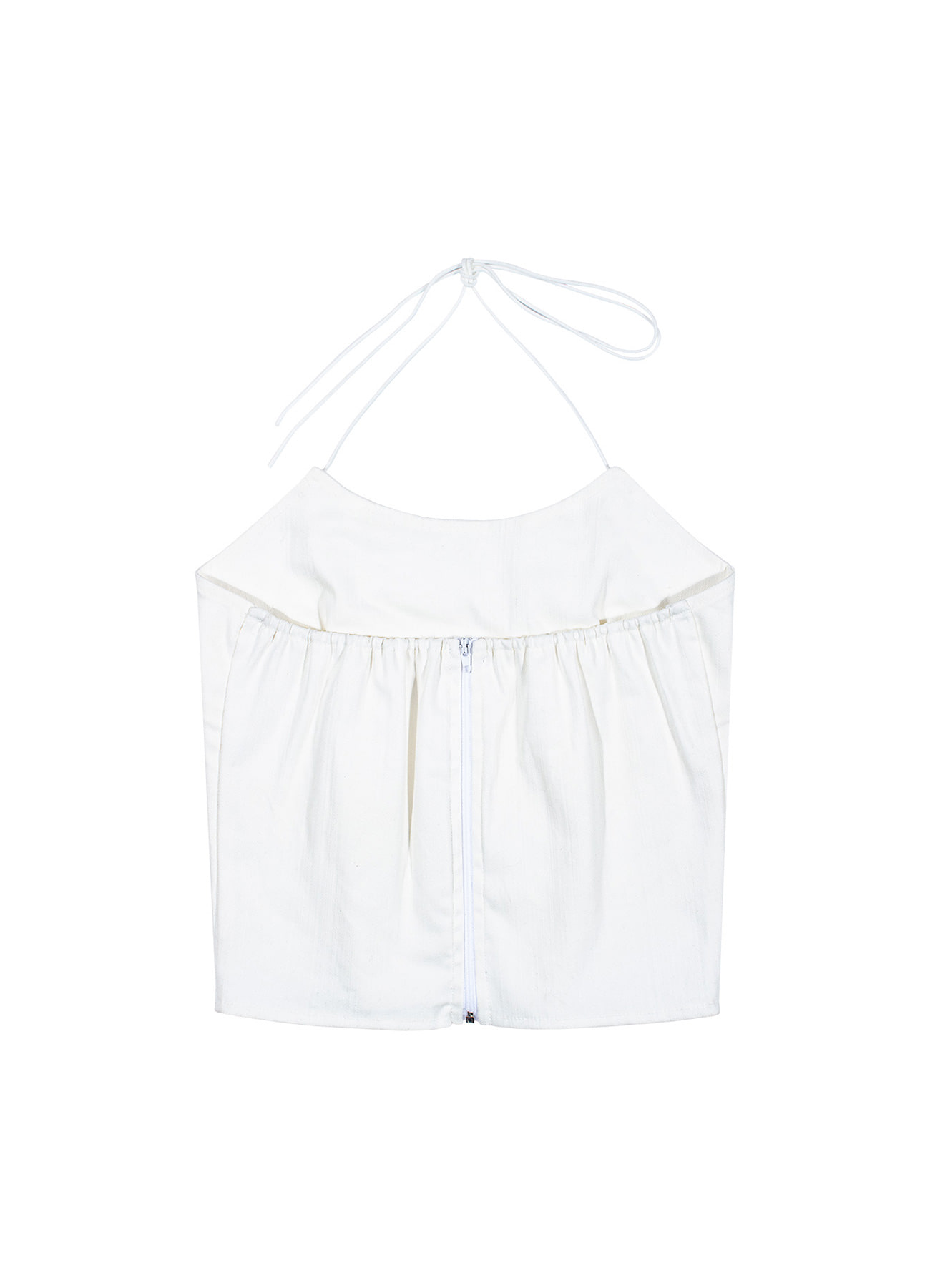 LACE-UP CORSET TOP (Ivory)