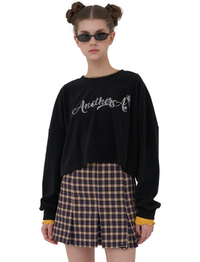 Terry Hotfix Sweatshirt [Lilac/Black]